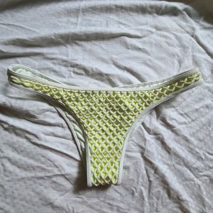 Victoria's Secret Cheekie Bikini Bottom Fishnet